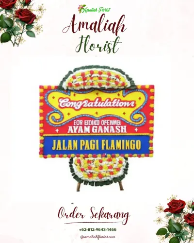 Bunga Papan Congratulation di Tegongan